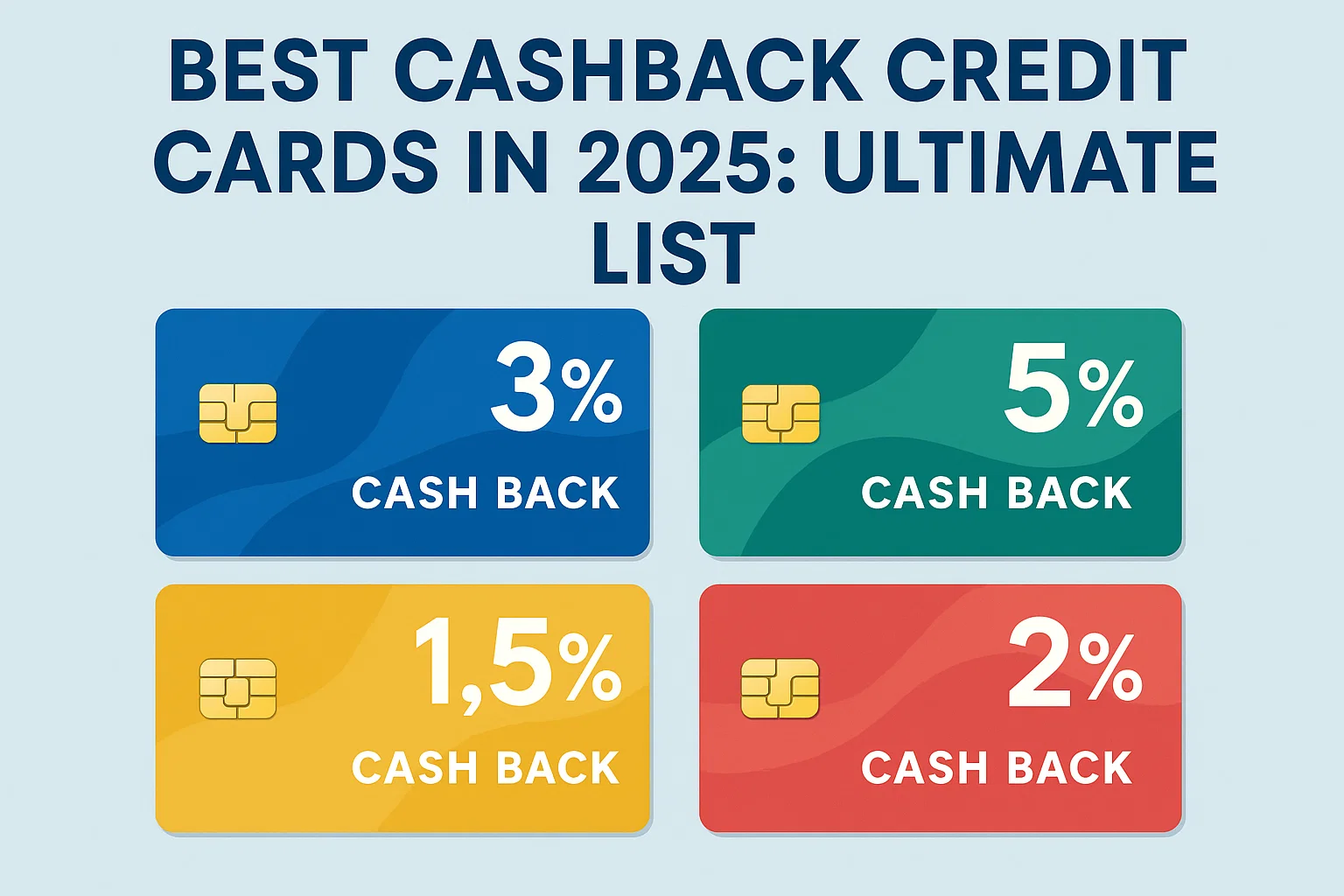 Best Cashback Credit Cards in 2025: Ultimate List Thumbnail