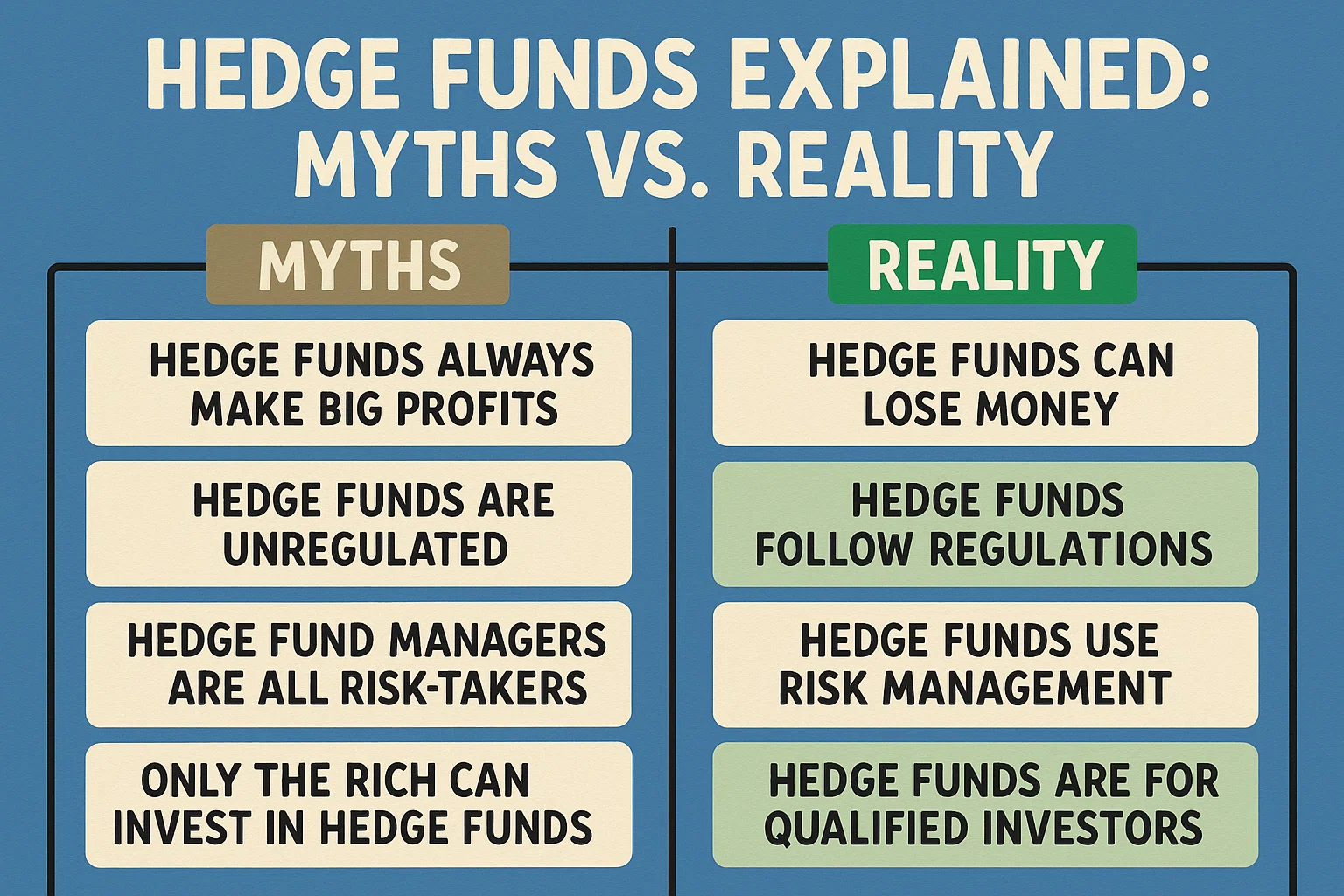 Hedge Funds Explained: Myths vs Reality Thumbnail